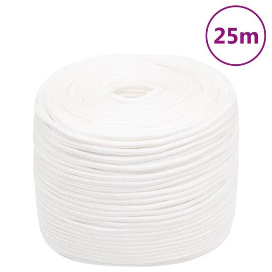 Corde de bateau Blanc complet 8 mm 25 m Polypropylène Maison Chic - Image 2