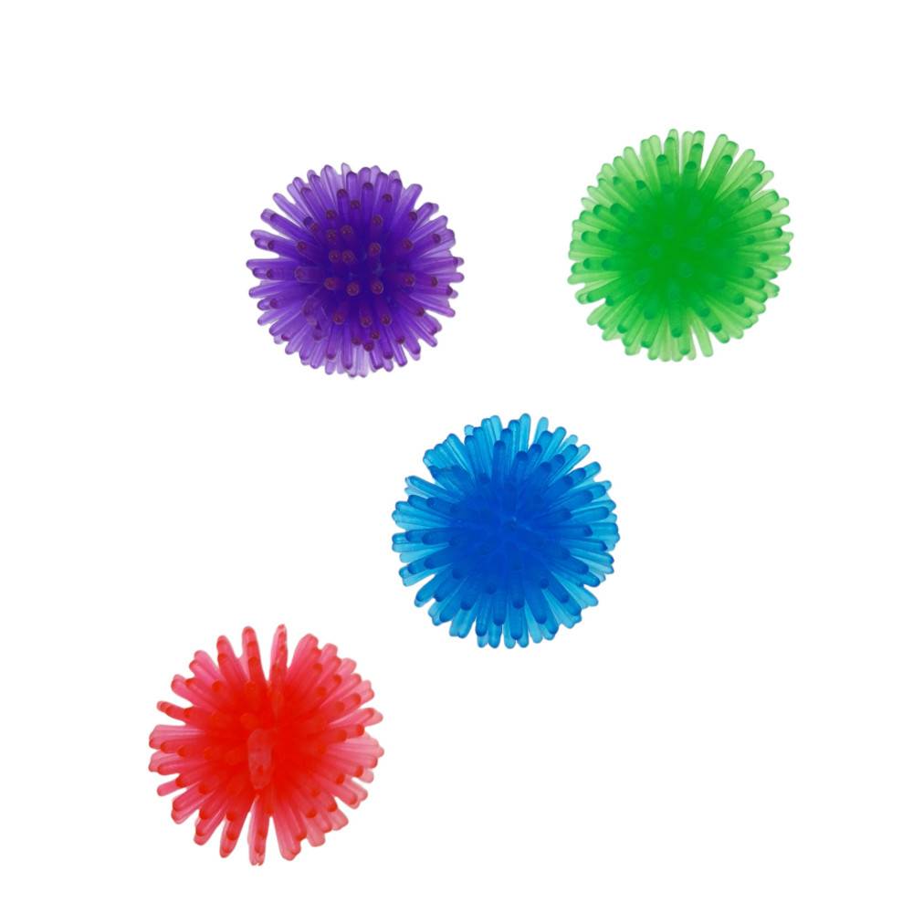 4 Balles hérisson ø 3 cm jeux pour chat - Imagen 3
