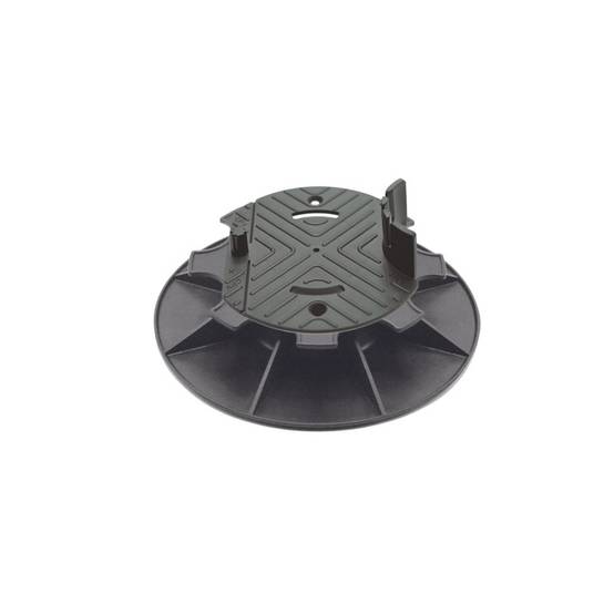 Jardinex - Plot terrasse bois réglable 5 - 8 cm - Noir - Jardinex - Imagen 1