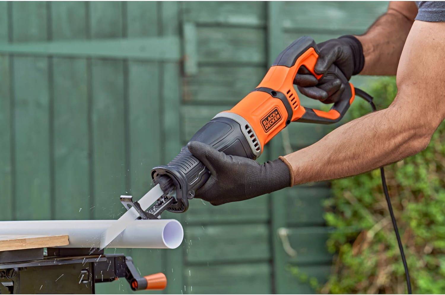 Scie sabre filaire 750 W - BLACK+DECKER - avec 2 lames - BES301-QS - Image 7