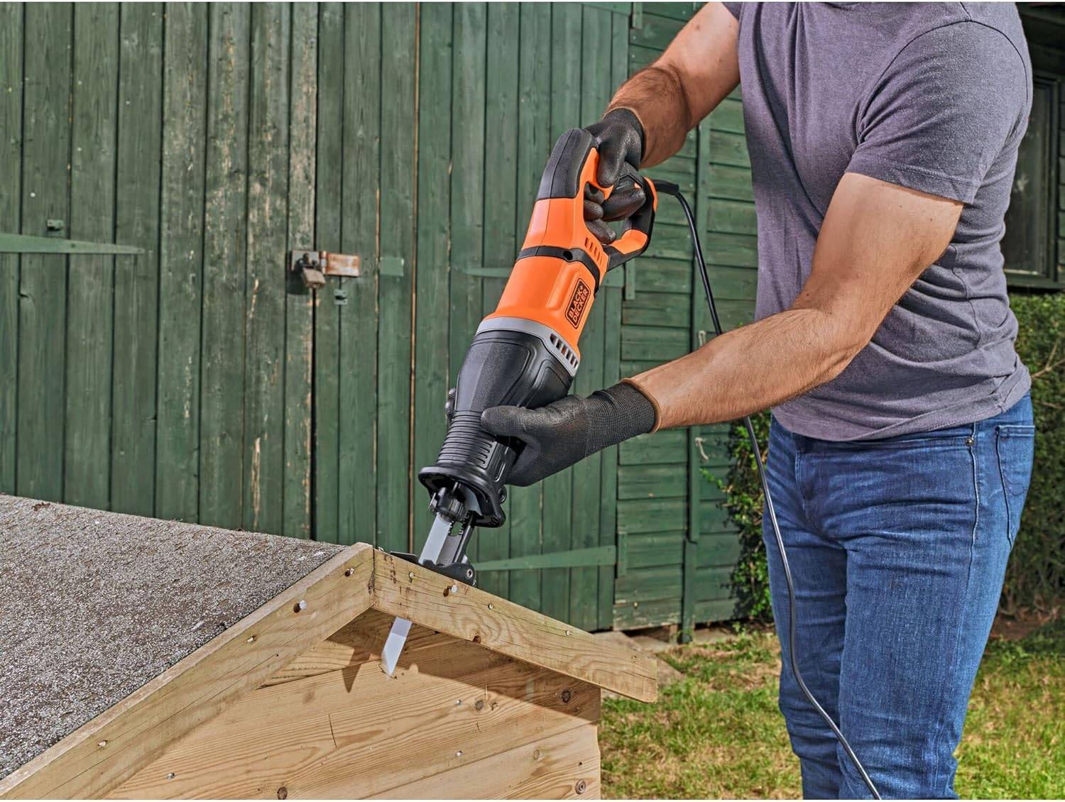 Scie sabre filaire 750 W - BLACK+DECKER - avec 2 lames - BES301-QS - Image 8
