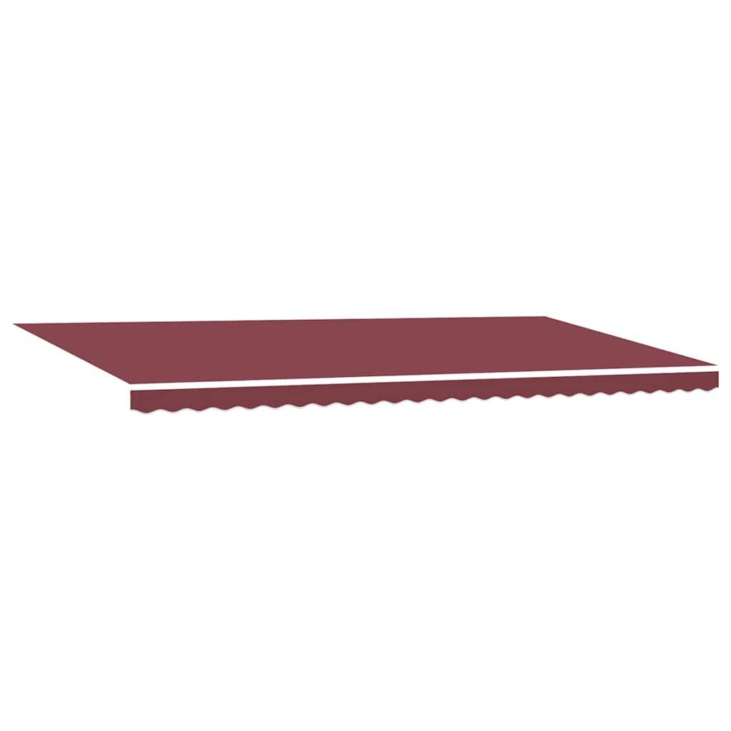 Store banne manuel aluminium anti-UV pour terrasse et balcon 600x300 cm bordeaux - ComfortXL Outdoor Living - Image 7