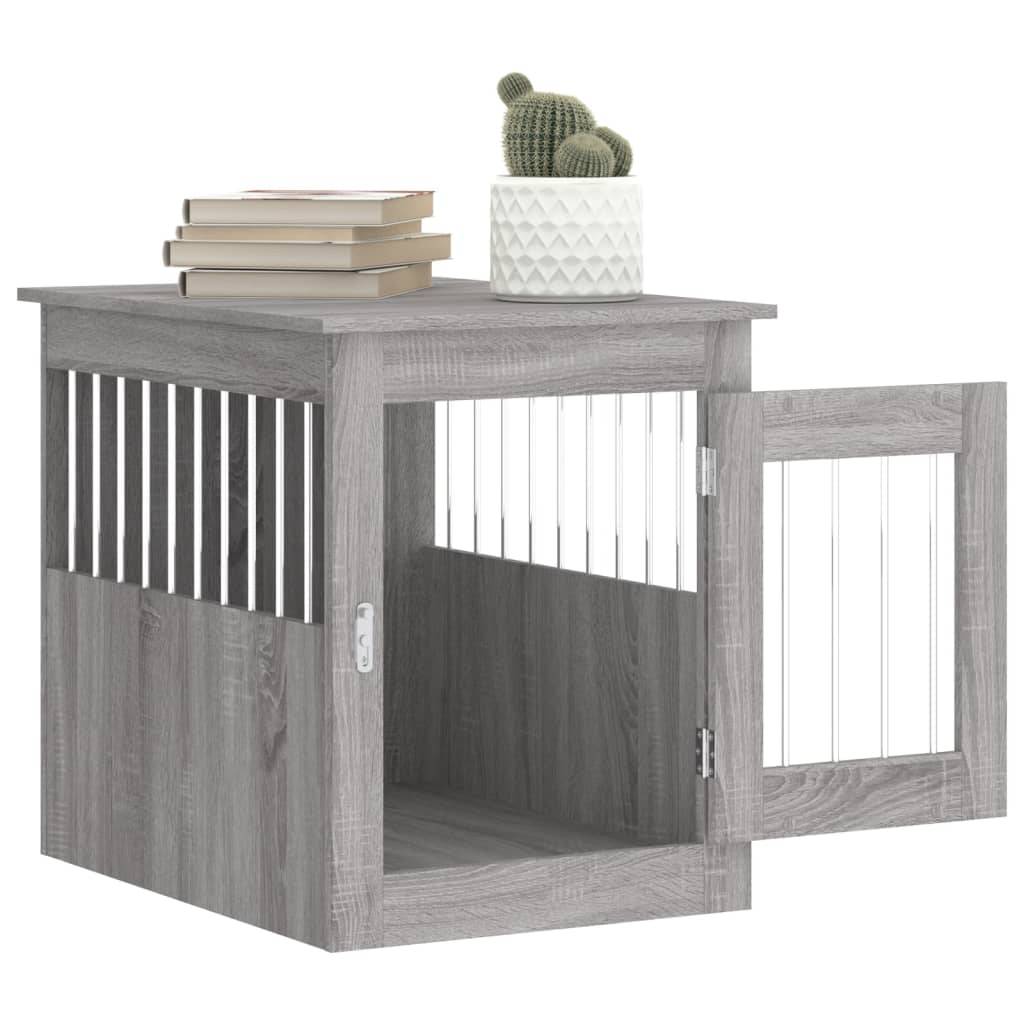 Niche plastique bois et acier gris 55 x 75 x 65 cm - Prolenta premium p363.3 - Image 5
