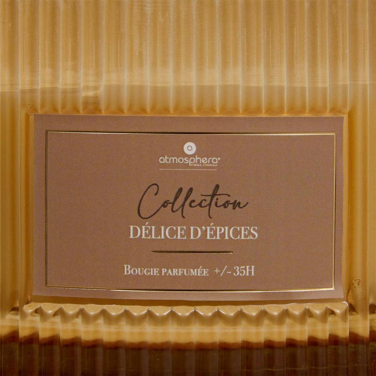 Bougie Parfumée en Verre "Albie" 635g Délice d'Épices - Image 3