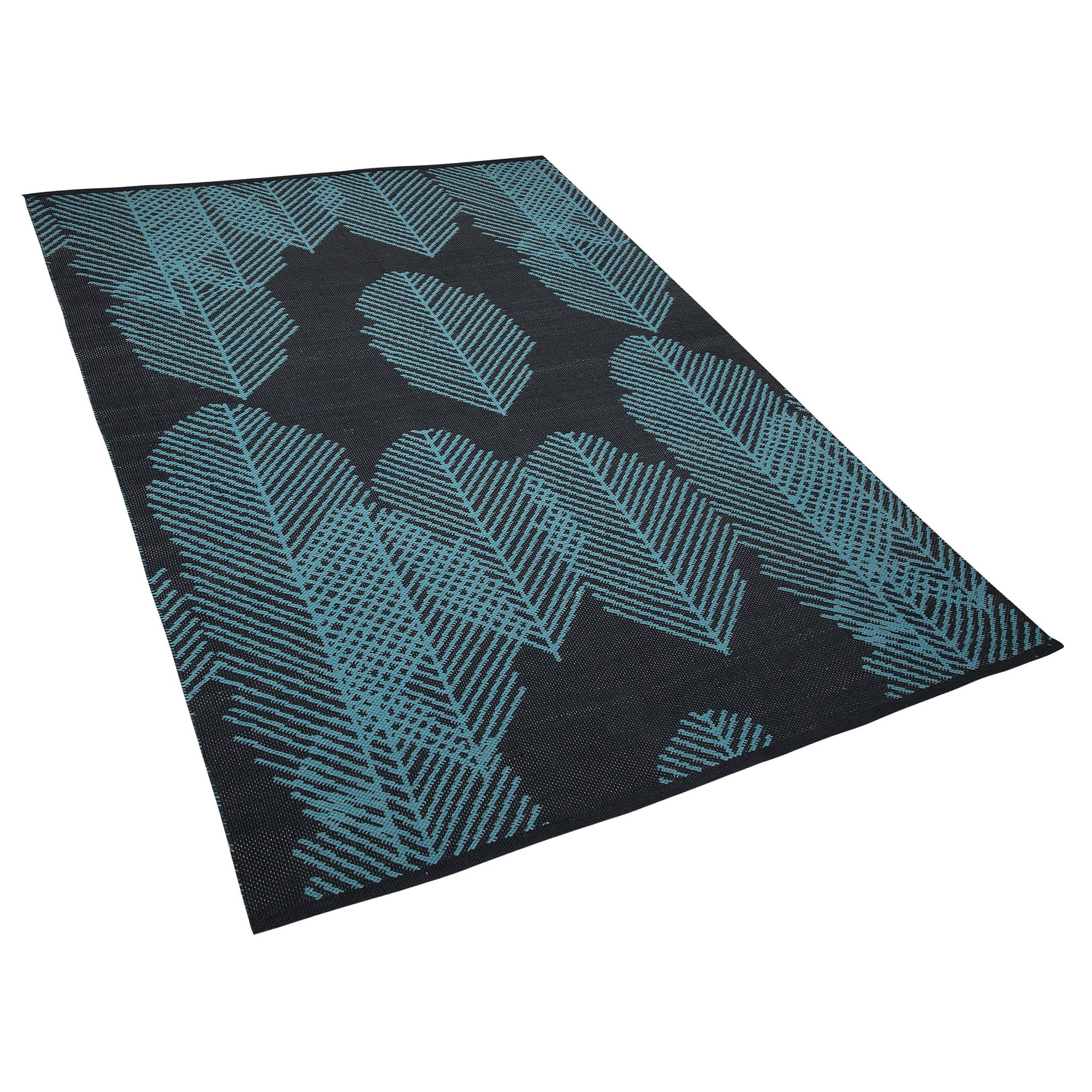Beliani - Tapis d'extérieur PVC Noir MEZRA Beliani - Imagen 3