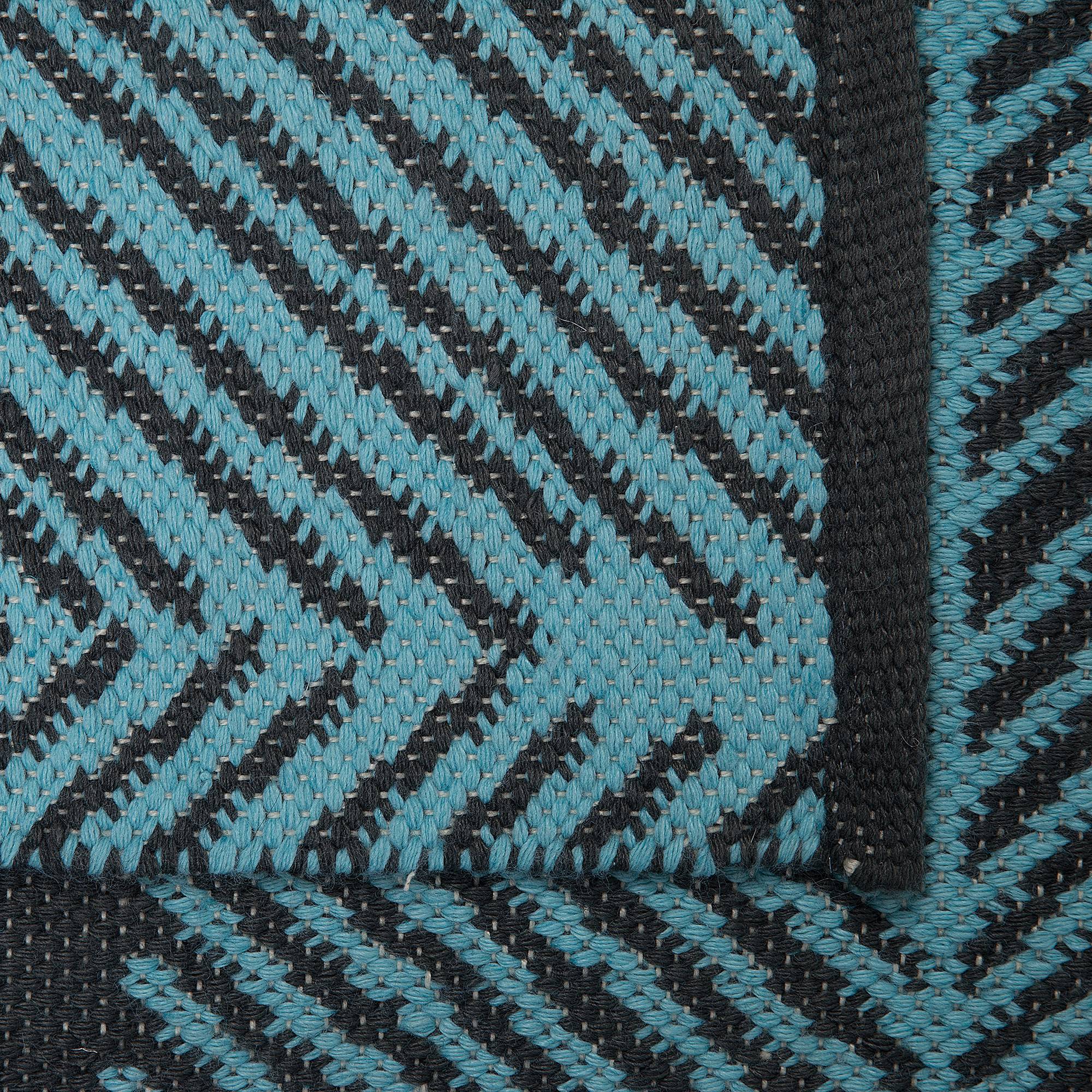 Beliani - Tapis d'extérieur PVC Noir MEZRA Beliani - Imagen 4