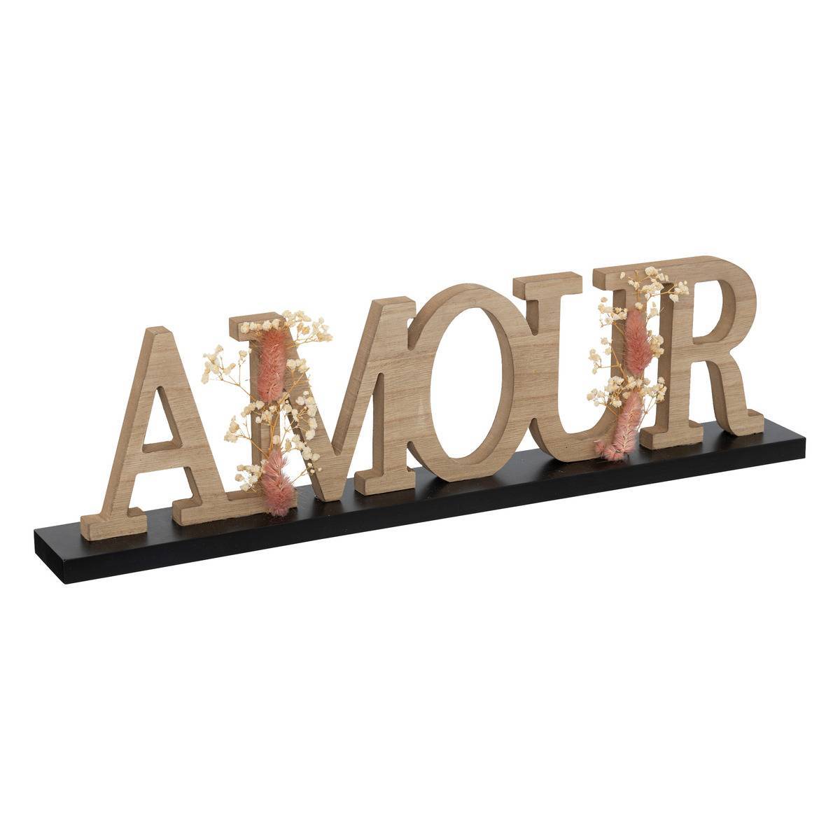 Atmosphera - Mot à poser Lumière d'hiver l.50cm MDF - Atmosphera Créateur d'intérieur - Imagen 1