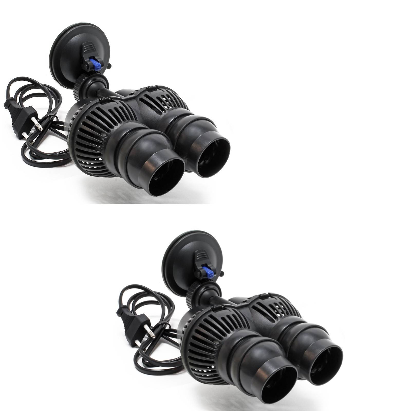 2 Pompes De Brassage Pour Aquariums , 6000 l/h, Avec Attache VENTOUSE