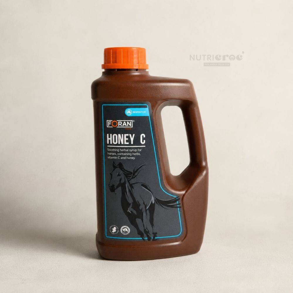 Honey + C Foran Sirop Respiratoire Pour Cheval au Miel 1 L 1 l