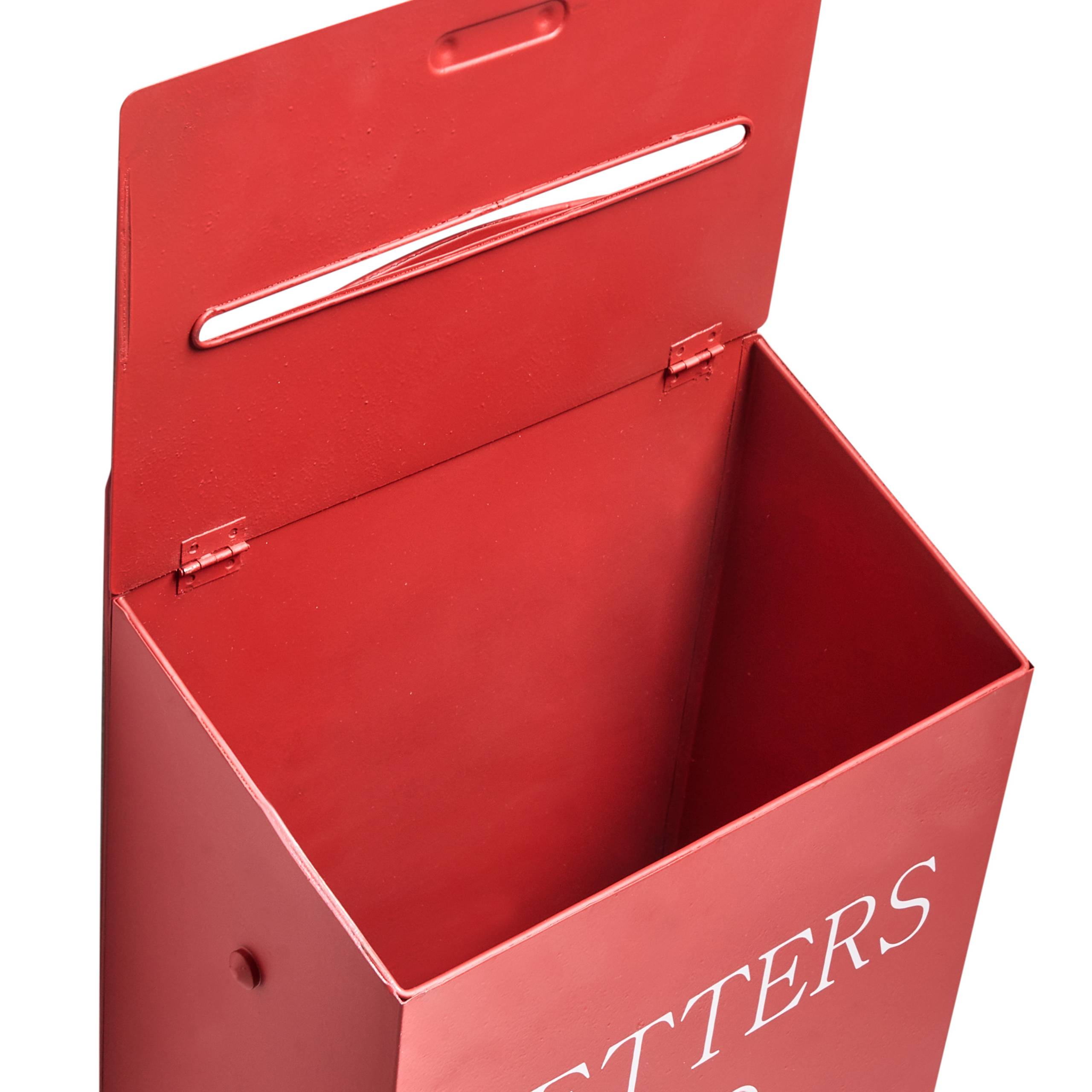 Beliani - Boîte aux lettres Métal Rouge FORSSA - 11x30- Beliani - Image 8