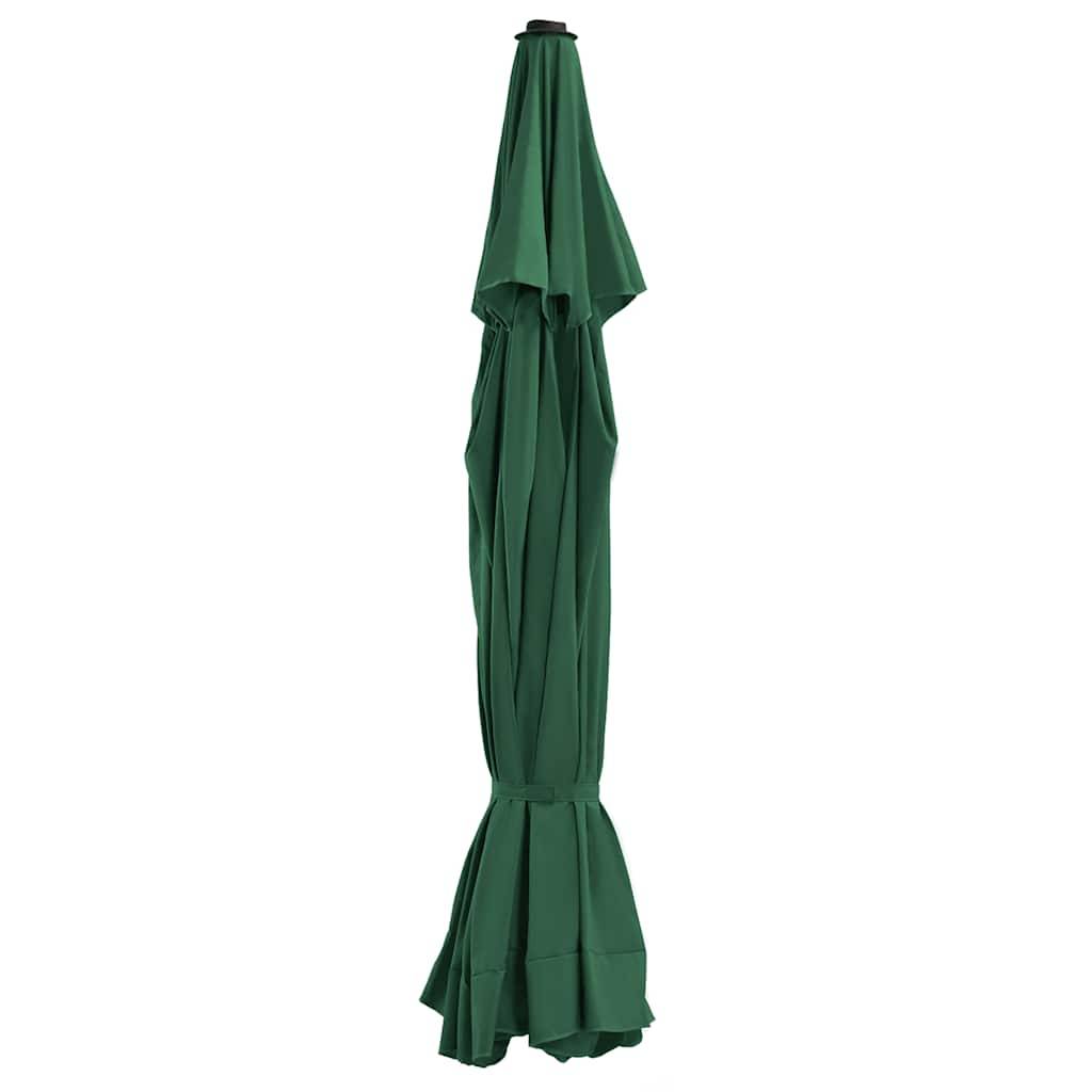 Vidaxl - Tissu de remplacement pour parasol d'extérieur Vert 515 cm vidaXL 312539