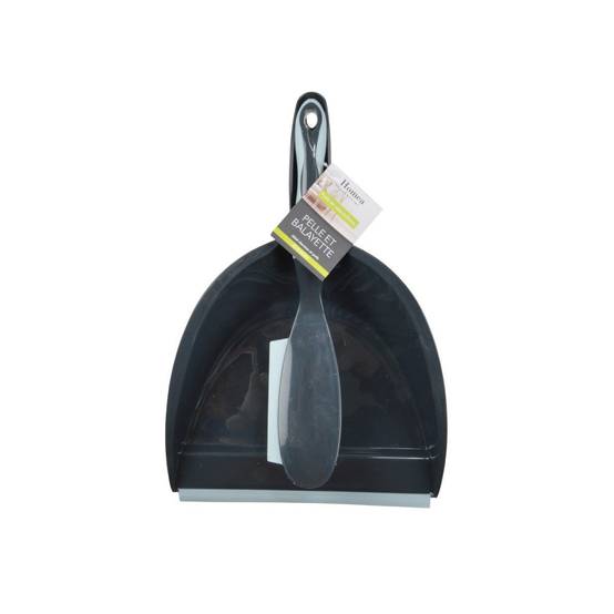Pelle & Balayette "Raclette Poils" Anthracite & Bleu Givre - Image 2