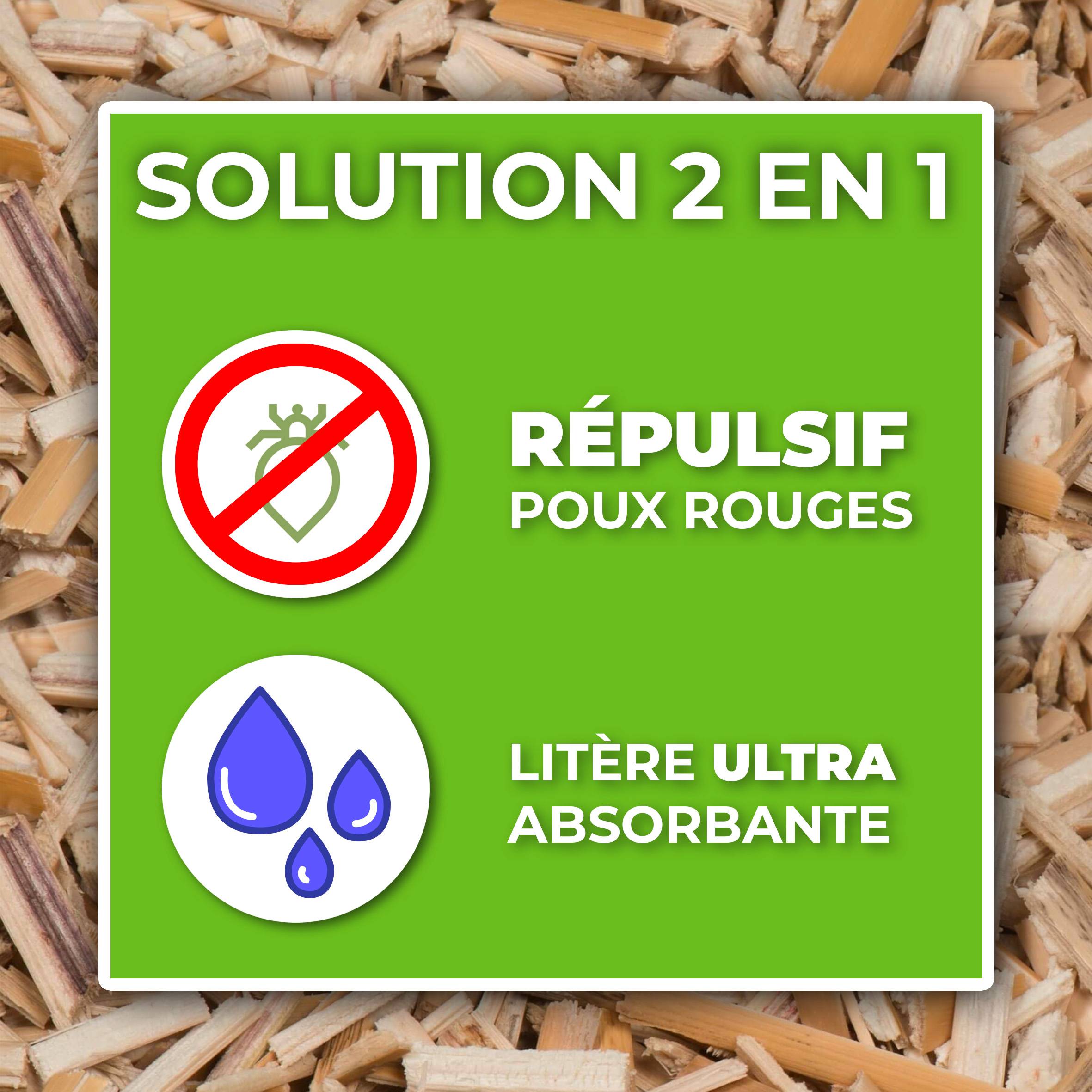 Sans Marque - Litière de paille de Miscanthus avec tabac pour volailles et lapin - 10Kg - Image 3