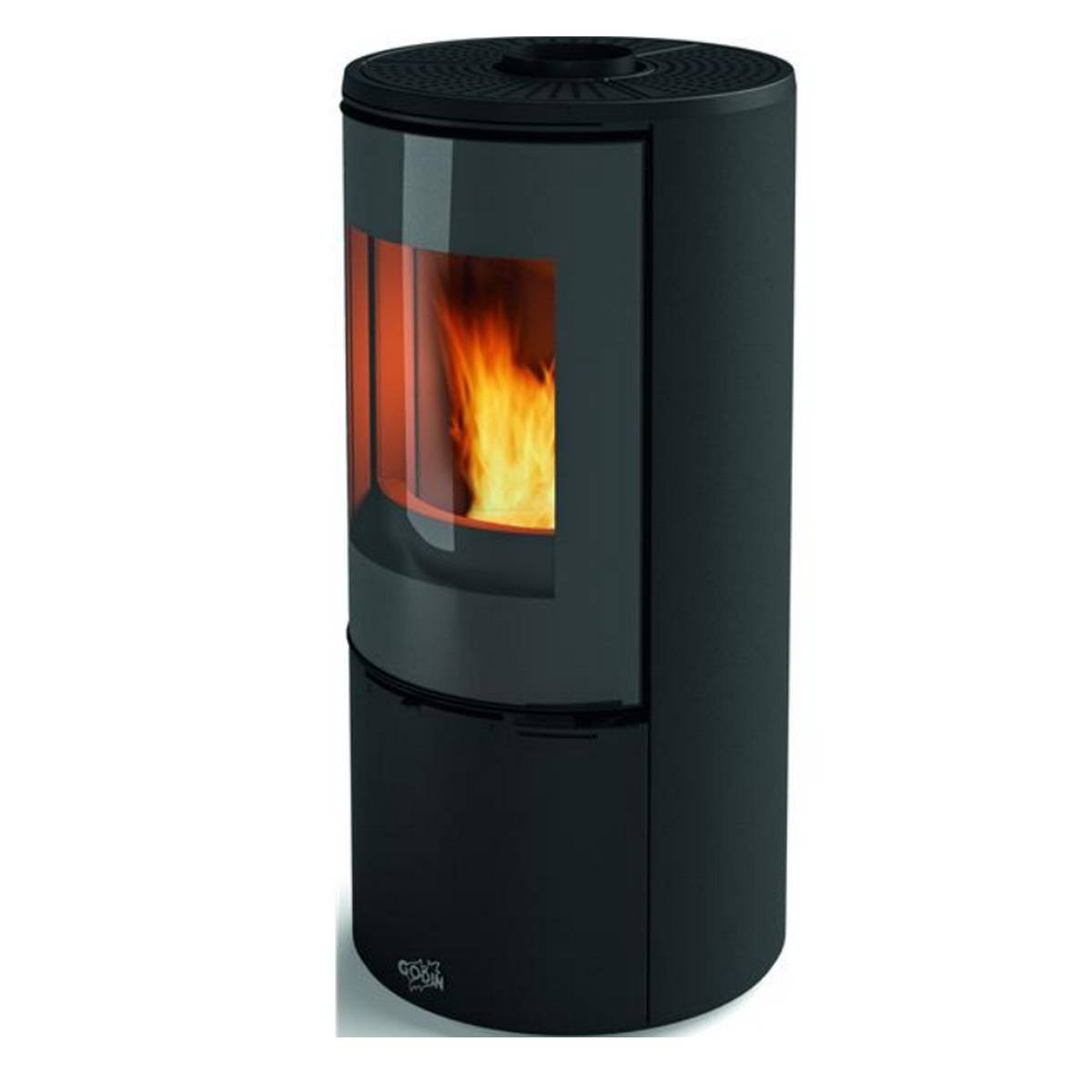 Poêle à bois 7kw noirmat 400224NOIRMAT Godin - Image 1