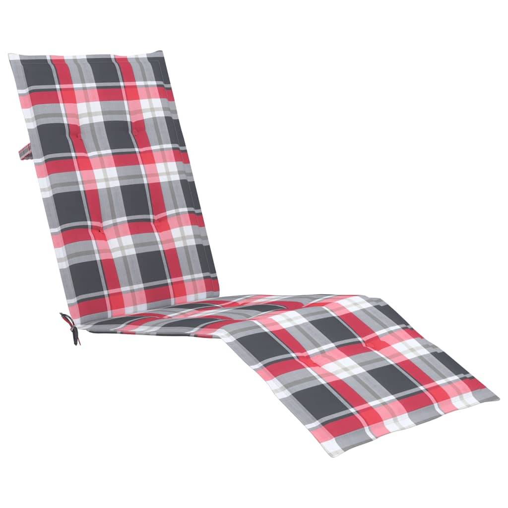 Helloshop26 - Transat chaise longue bain de soleil lit de jardin terrasse meuble d'extérieur avec repose-pied et coussin acacia solide - Imagen 6
