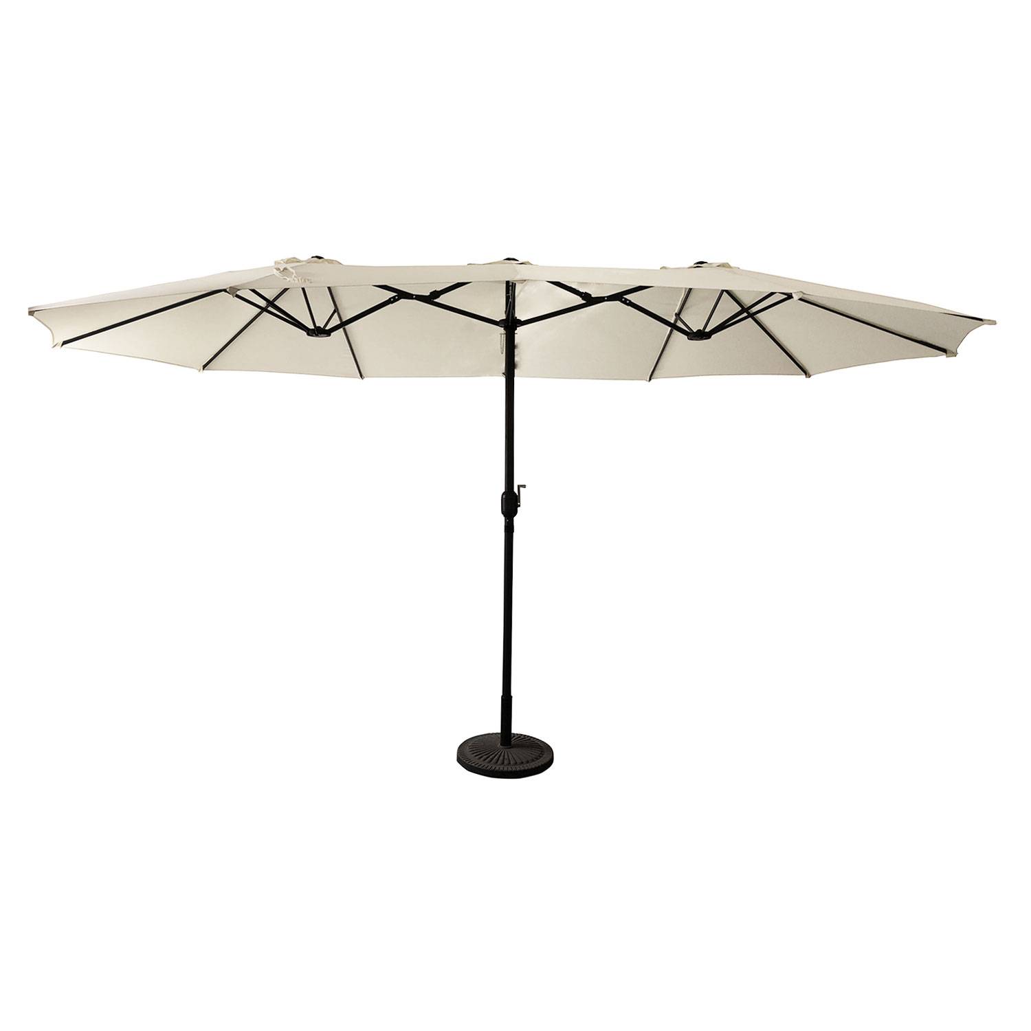 Happy Garden - Parasol double 2,7x4,6m LINAI beige - HAPPY GARDEN - Imagen 1
