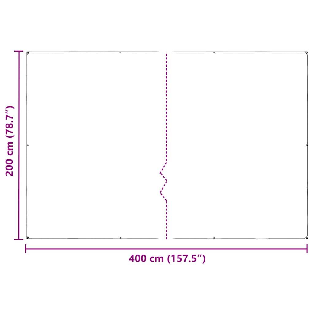 PANGIVO - Couverture végétale PVC transparent et blanc 400 x 200 cm - PANGIVO - Image 10