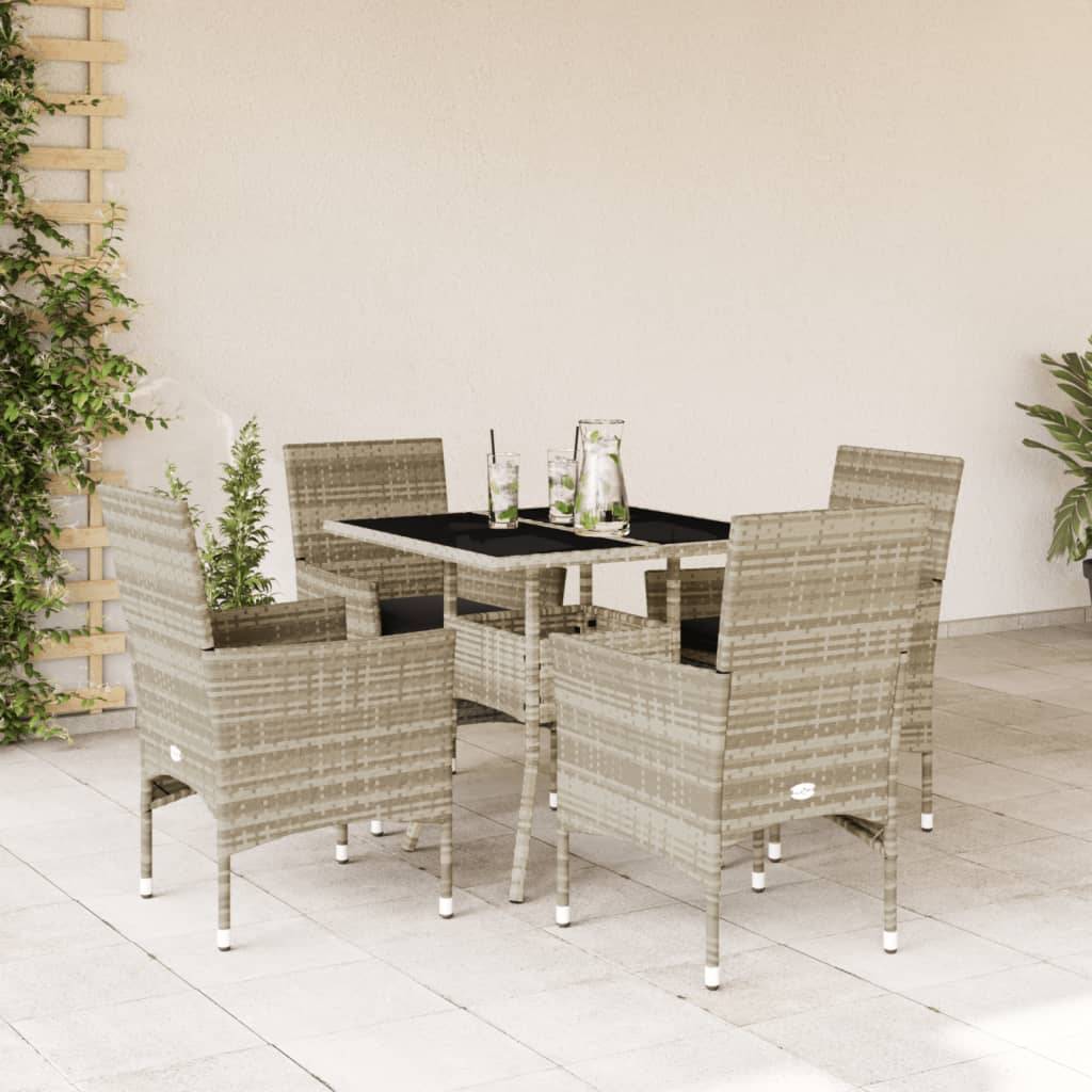 Table De Jardin Carrée 60x60x70 Cm Résine Tressée Blanc - Style Élégant Et Résistant Pour Terrasse, Balcon Ou Extérieur