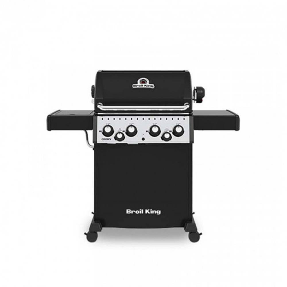 Broil King - Barbecue gaz Broil King Crown 480 Noir 4 brûleurs + 1 latéral - Imagen 1