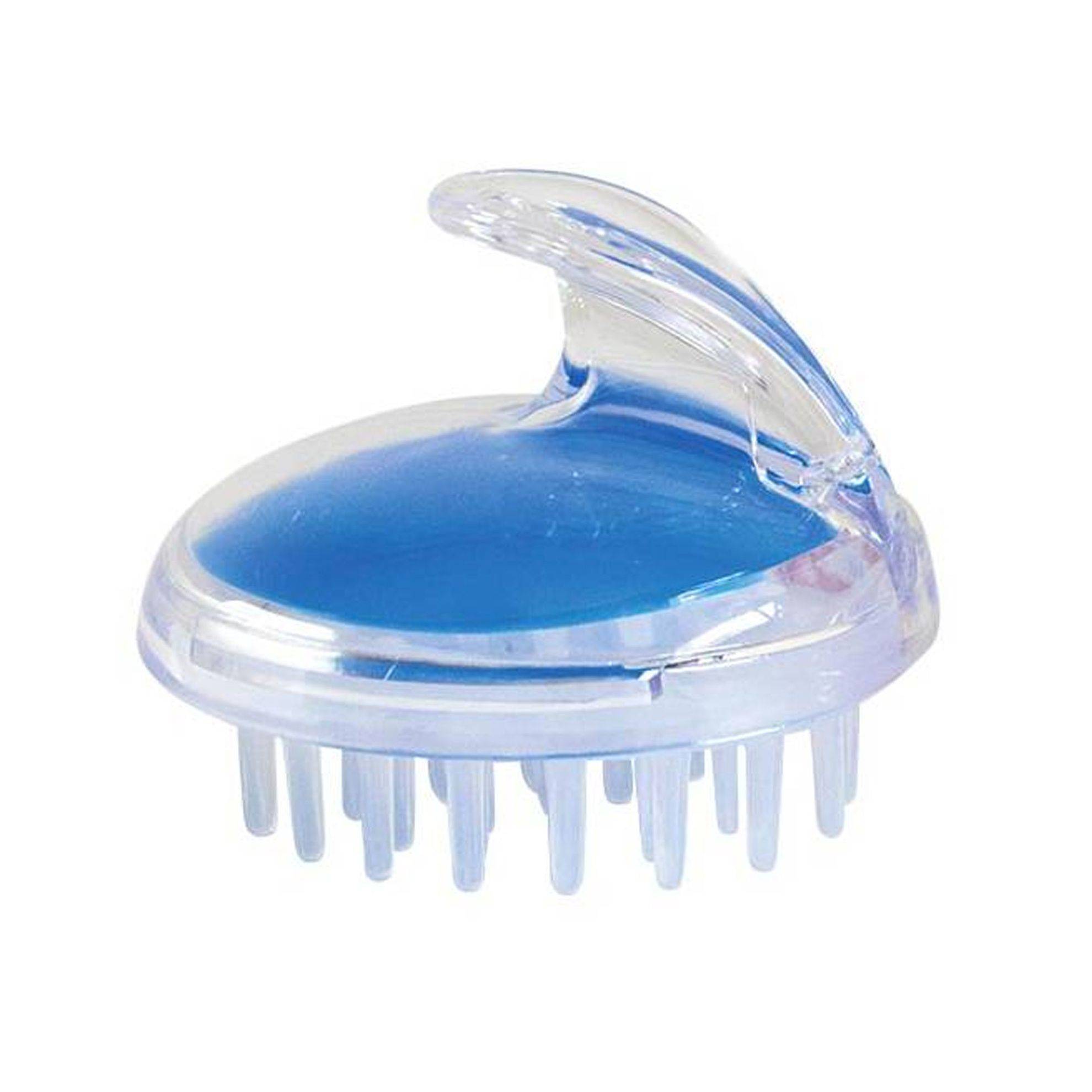 Brosse Massante avec poignée Couleur : Bleu IDEALDOG