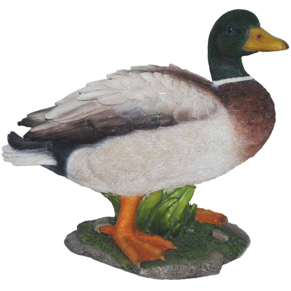 Vivid Arts - Canard colvert en résine 29 cm