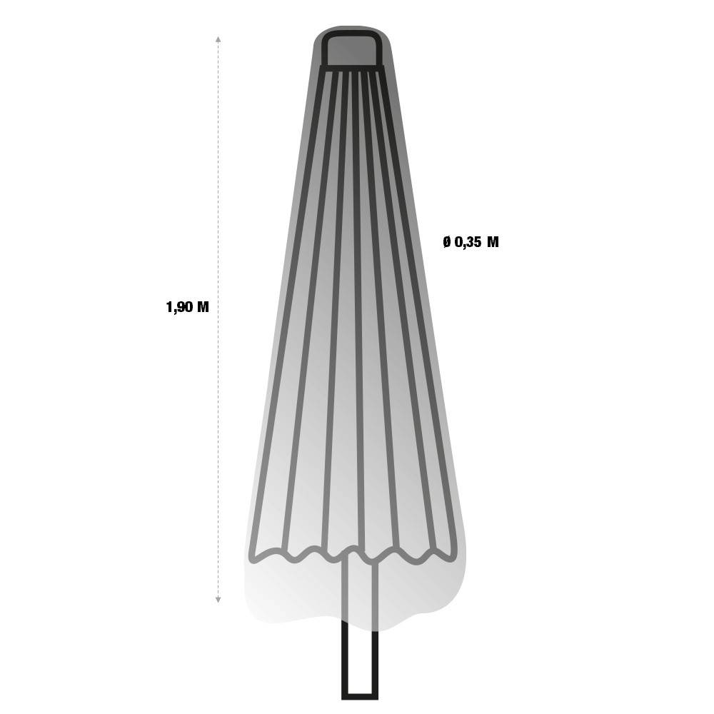 Housse de protection PVC parasol - extérieur - Image 4