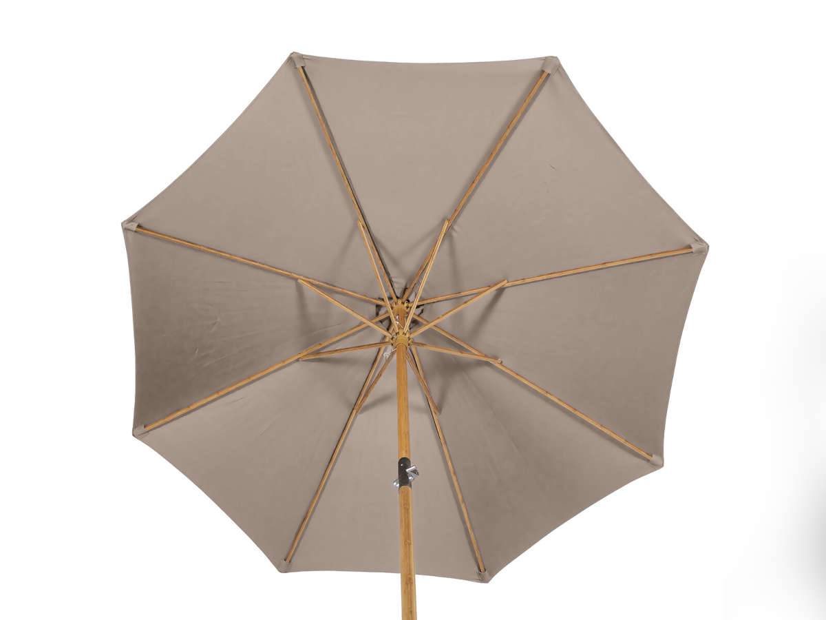 Hesperide - Parasol droit rond Tinaei Taupe - 3 m + Housse protection - Hespéride - Imagen 3