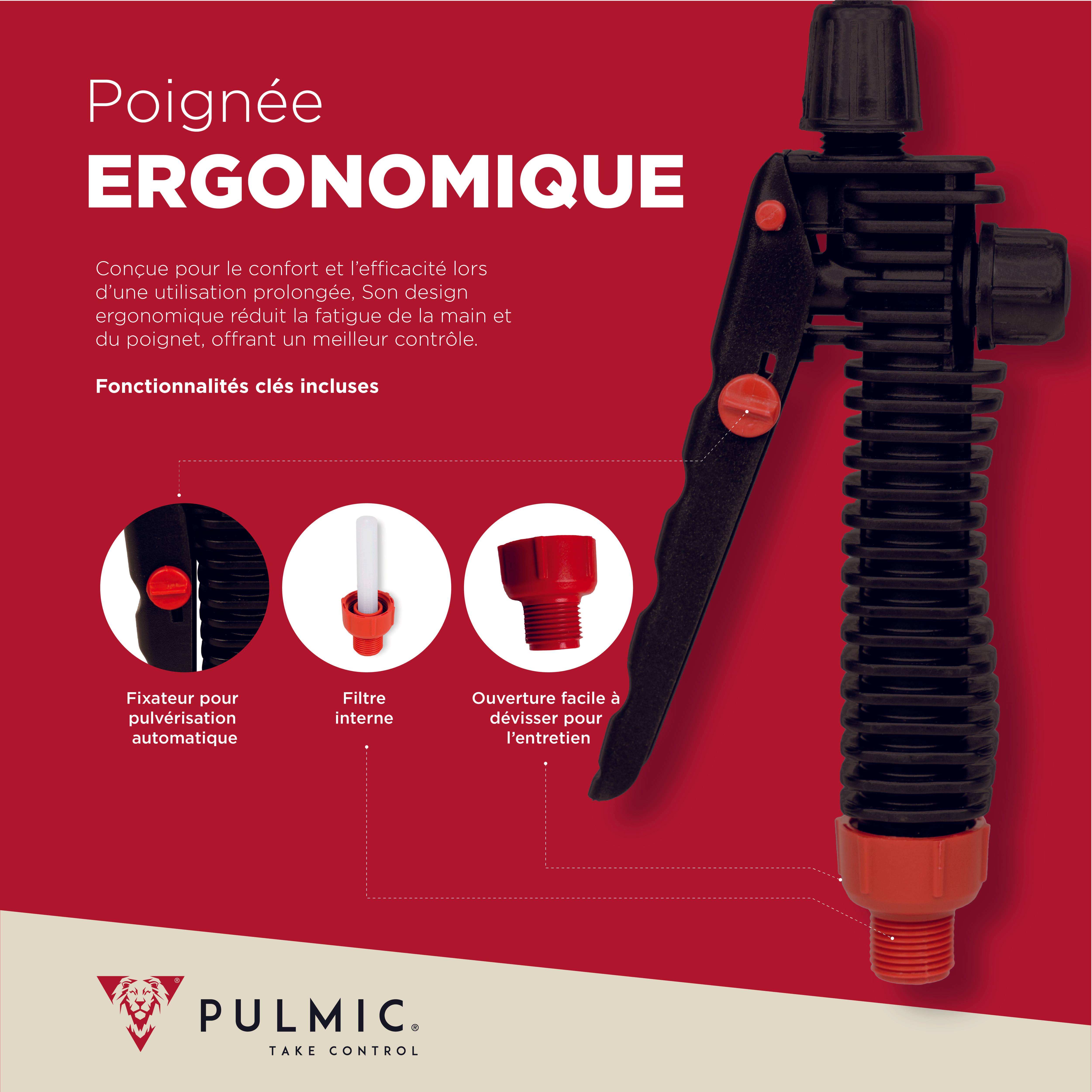 Pulmic Lance de Pulvérisation Télescopique 5 m d'Hauteur – Perche en Fibre de Verre Légère. Idéale pour le Démoussage, - Image 6