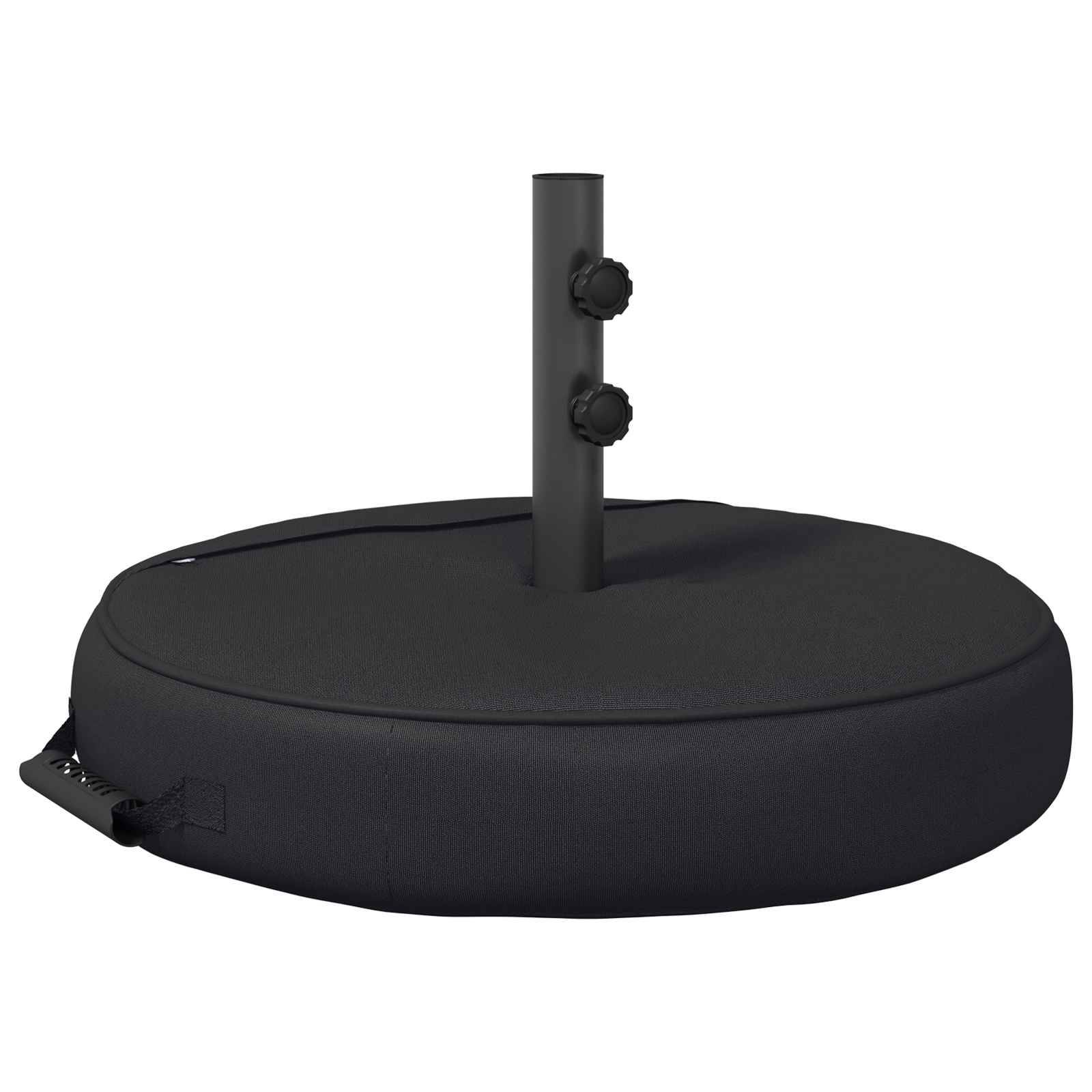 Base de parasol acier noir 55 x 55 x 40 cm - PANGIVO - Image 2