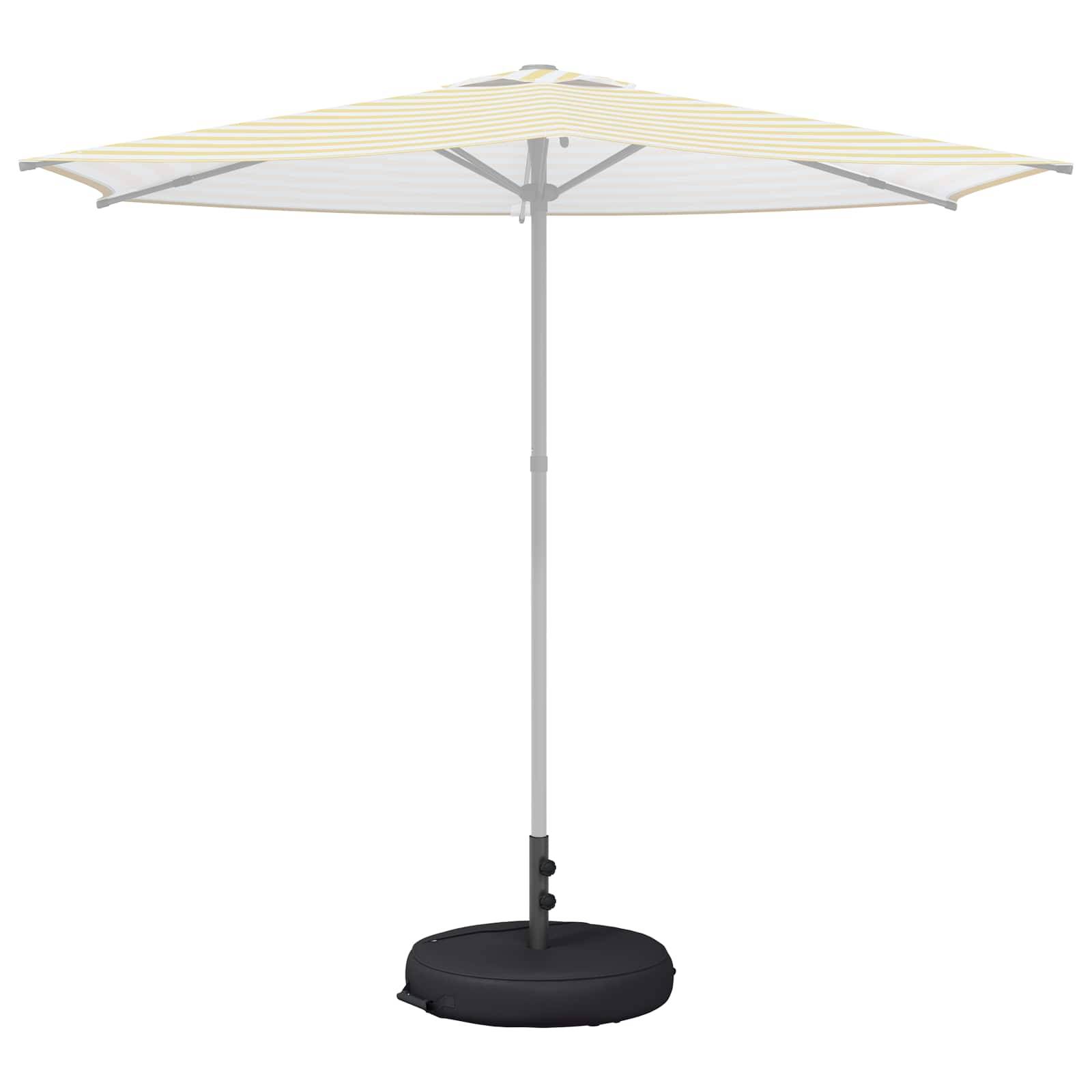 Base de parasol acier noir 55 x 55 x 40 cm - PANGIVO - Image 3