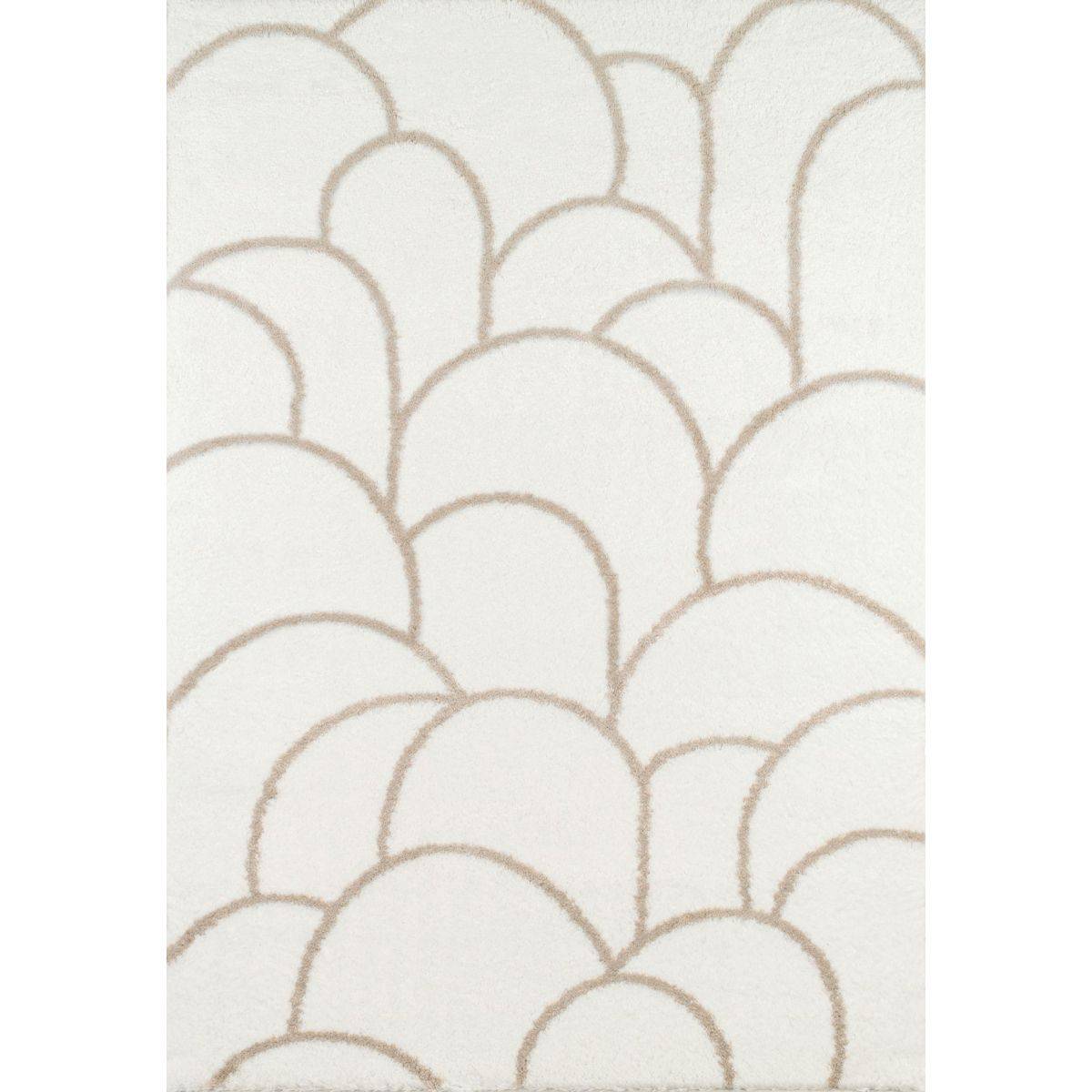 Jardindeco - Tapis intérieur en polyester poils longs Léna arc 230 x 160 cm - Imagen 1