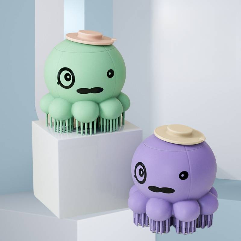 Brosse toilettage chien - Pieuvre, épilation & massage (Vert) DtopbuyAge - Image 3