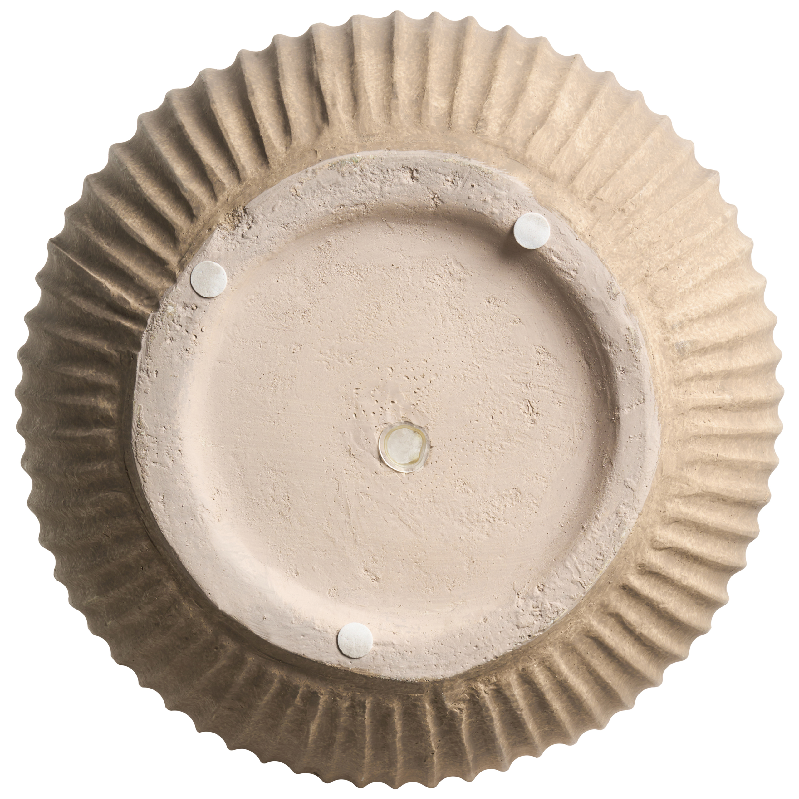 Cache-pot d'extérieur Fibre d'argile Beige PYLAROS - Beliani - Image 4