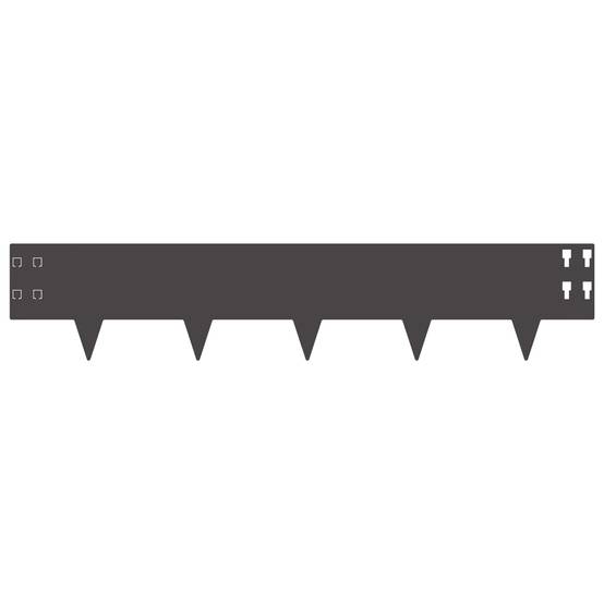 Bordure de jardin acier noir 100 x 20 cm - PANGIVO - Image 5