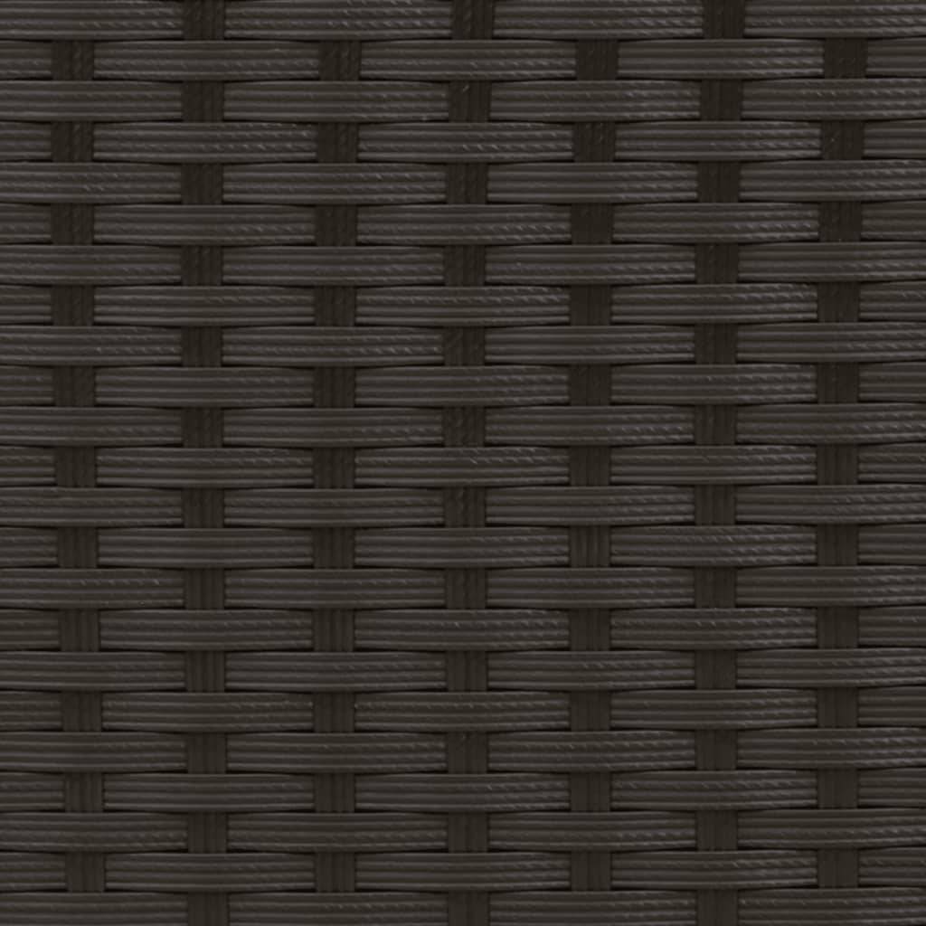 ComfortXL - Canapé de Jardin 2 Places Résine Tressée avec Parasol Inclinable et Tabourets – Noir – ComfortXL Outdoor Living - Image 6