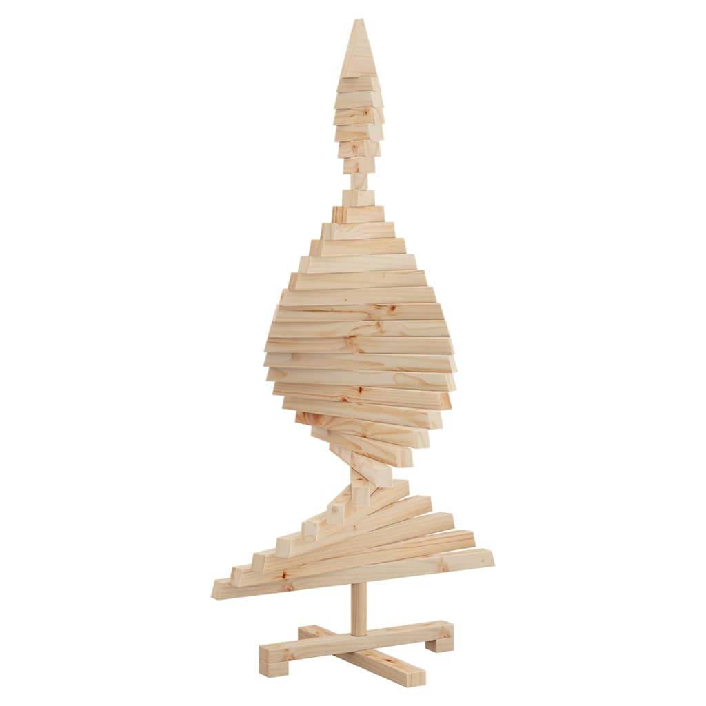 ComfortXL - Sapin de Noël Design en Bois de Pin Massif Branches Ajustables Naturel 120 cm – ComfortXL Outdoor Living - Image 6