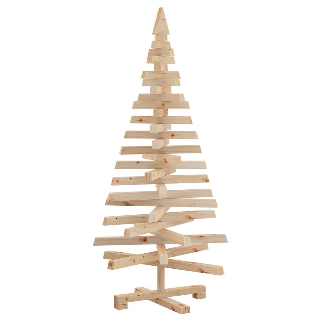 ComfortXL - Sapin de Noël Design en Bois de Pin Massif Branches Ajustables Naturel 120 cm – ComfortXL Outdoor Living - Image 2