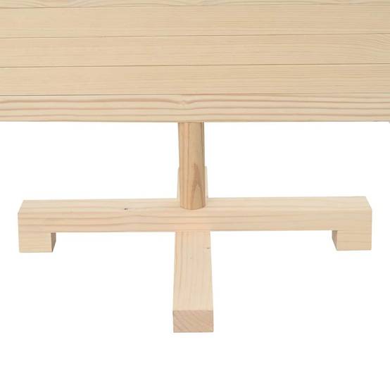 ComfortXL - Sapin de Noël Design en Bois de Pin Massif Branches Ajustables Naturel 120 cm – ComfortXL Outdoor Living - Image 8
