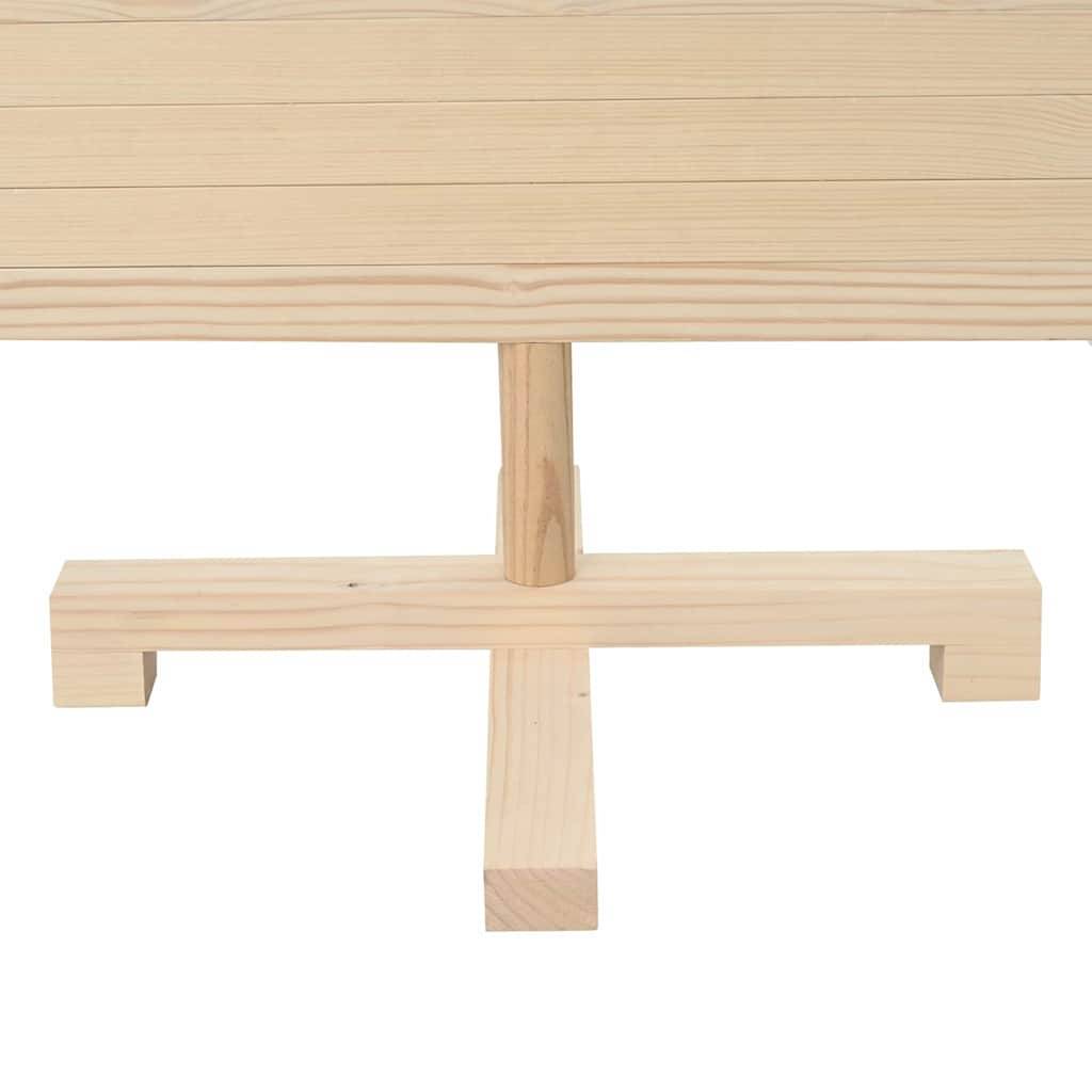 ComfortXL - Sapin de Noël Design en Bois de Pin Massif Branches Ajustables Naturel 120 cm – ComfortXL Outdoor Living - Image 8
