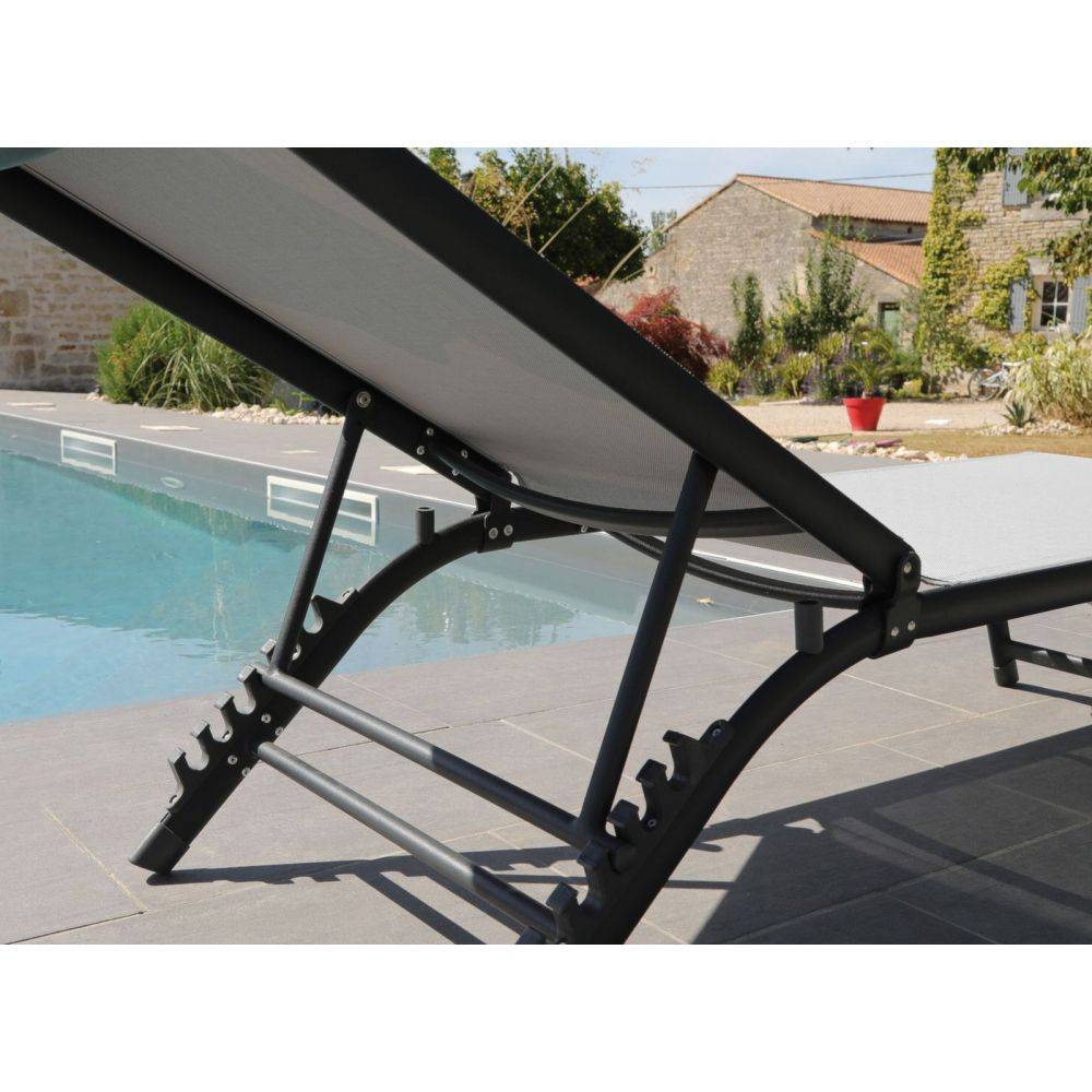 Alize - Bain de soleil aluminium Jersey Graphite et perle - Image 3