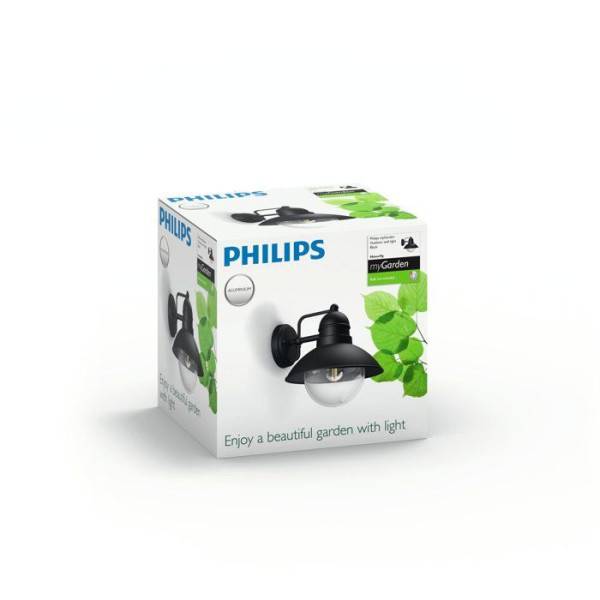 Philips - Lampe murale - PHILIPS - Hoverfly - Noir - IP44 - Image 2