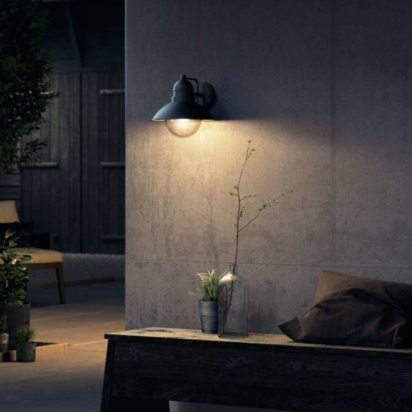 Philips - Lampe murale - PHILIPS - Hoverfly - Noir - IP44 - Image 5