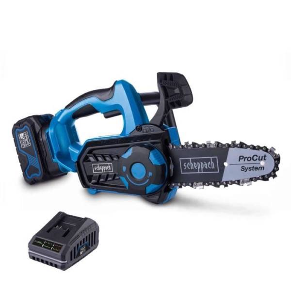 Scheppach - Tronçonneuse sans fil SCHEPPACH BC-TCS200-X - SET L - 20cm - Batterie 4Ah + 1 chargeur 2.4A - Image 1