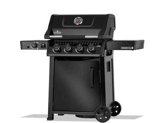Napoleon - Barbecue gaz Freestyle 425 noir PRO 4 brûleurs + 1 sizzle zone + Housse + Plateau charbon - Napoléon - Image 4