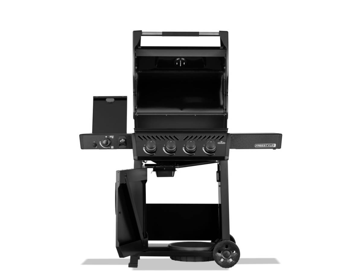 Napoleon - Barbecue gaz Freestyle 425 noir PRO 4 brûleurs + 1 sizzle zone + Housse + Plateau charbon - Napoléon - Image 10
