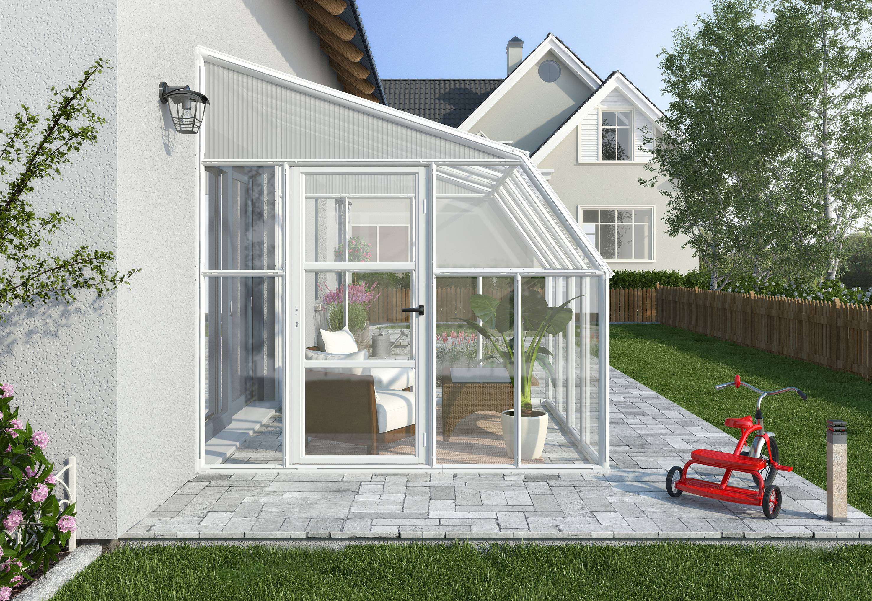 Canopia by Palram - Canopia Véranda Sun Room Blanc 260 X 257 - Imagen 2