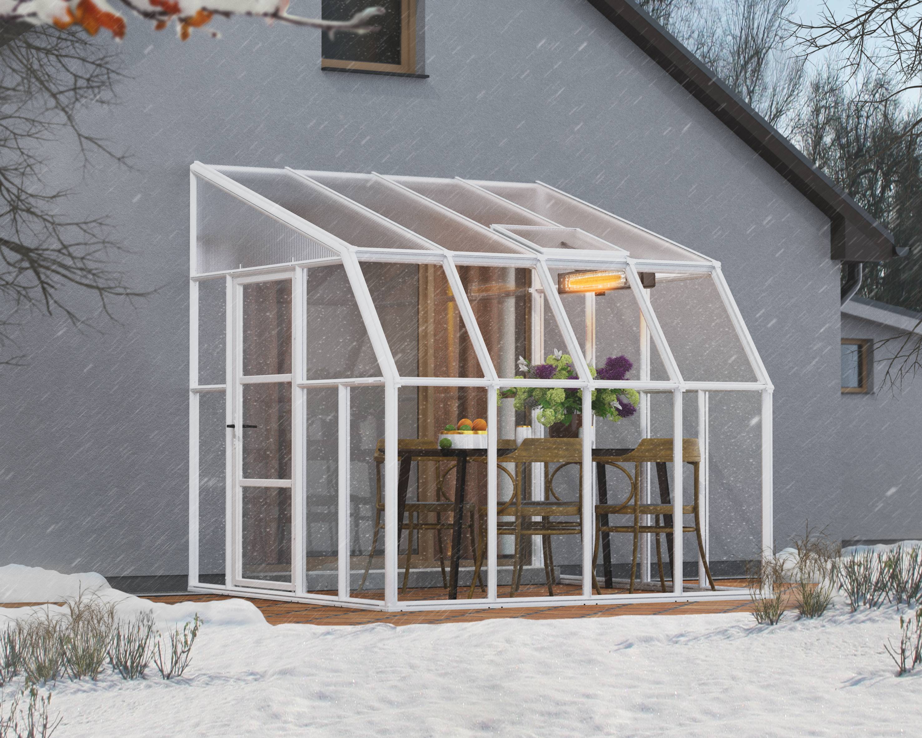 Canopia by Palram - Canopia Véranda Sun Room Blanc 260 X 257 - Imagen 3