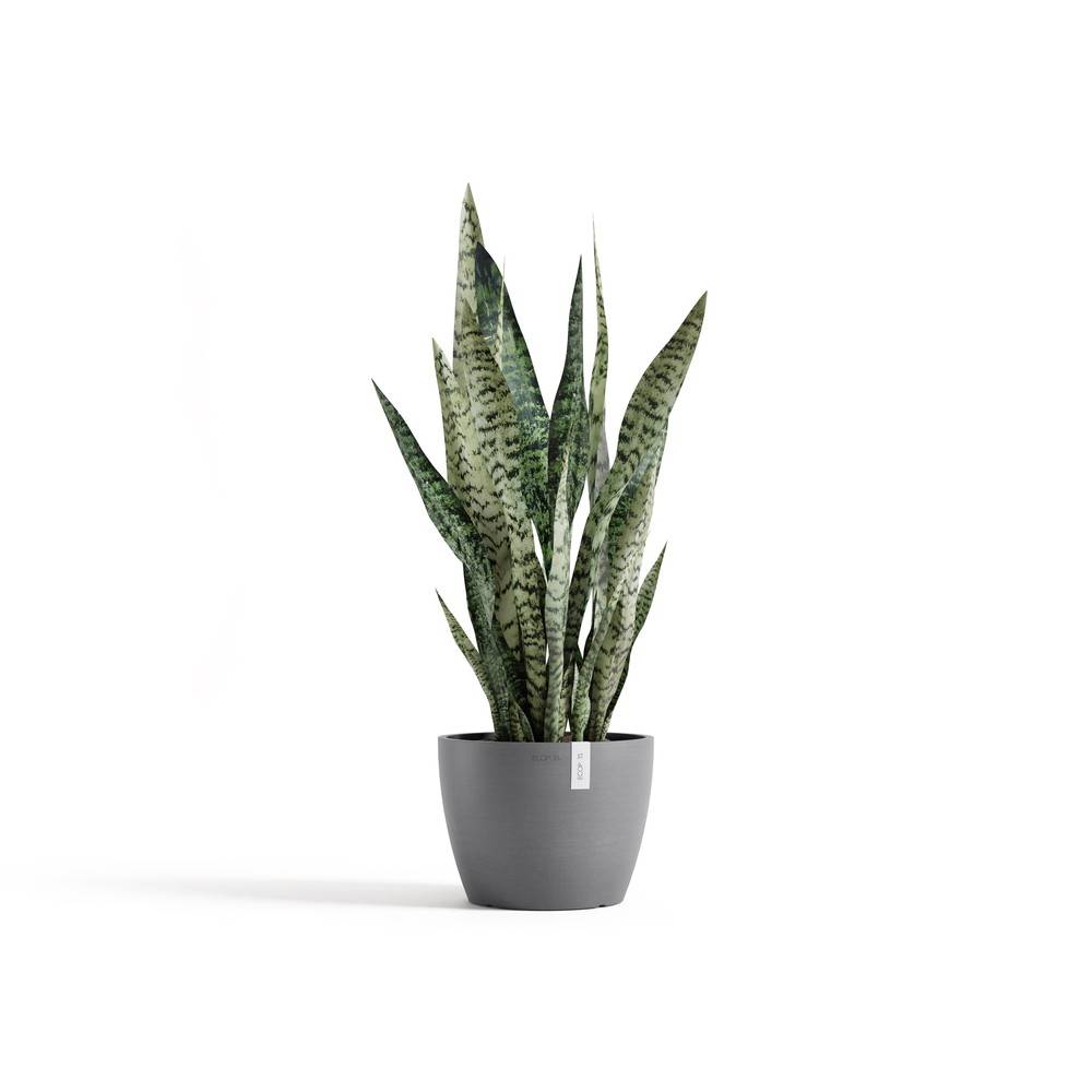 Ecopots - Pot Rond Stockholm 24 Gris - Ø 23,2 x H. 17,6 cm - 5,4 L ECOPOTS - Imagen 1