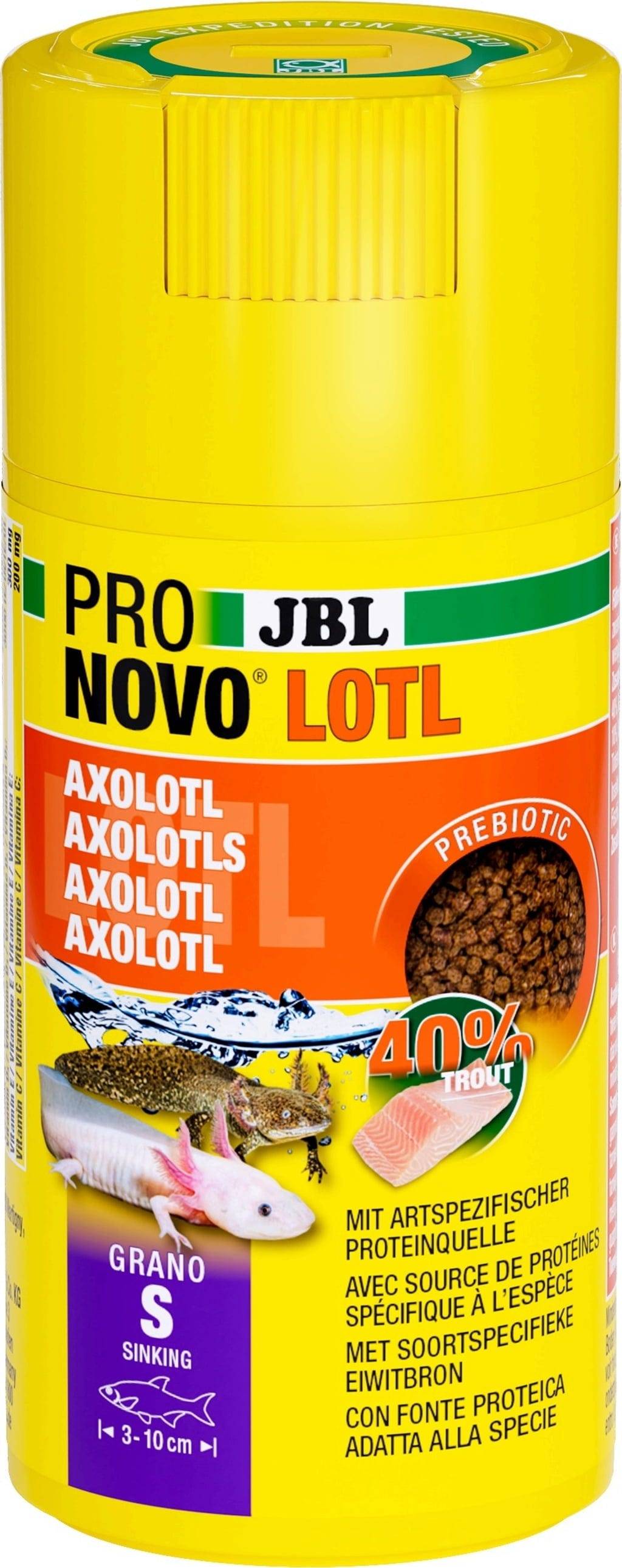 JBL - Gránulos para ajolotes tamaño S 100 ml - JBL