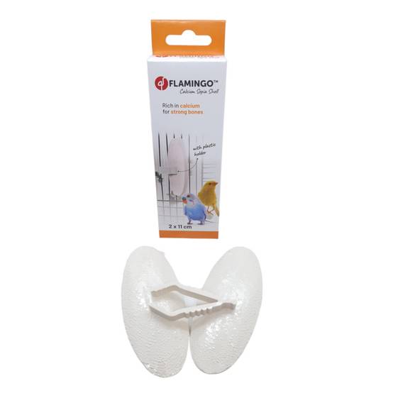 2 Os de seiche blanc 11 cm avec support pour oiseaux - Image 4